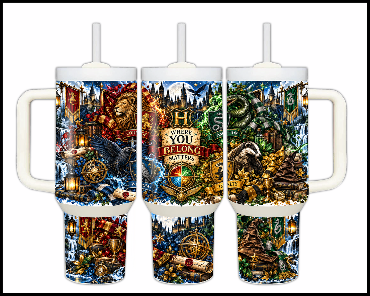 Where You Belong Matters Stainless Steel Big Guzzler Tumbler (1901)