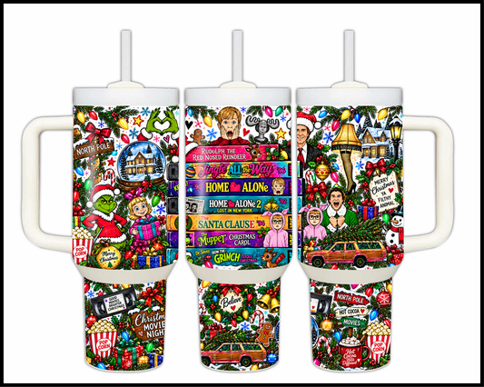 Christmas Eve by VHS Stainless Steel Big Guzzler Tumbler (1902)
