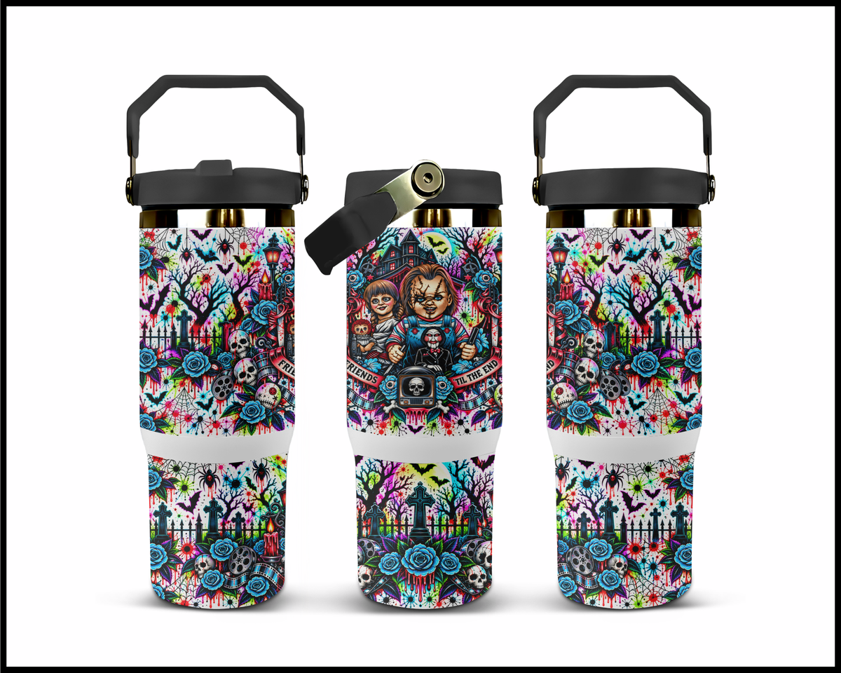 Friends Til' The End Stainless Steel Big Guzzler Tumbler (1910)