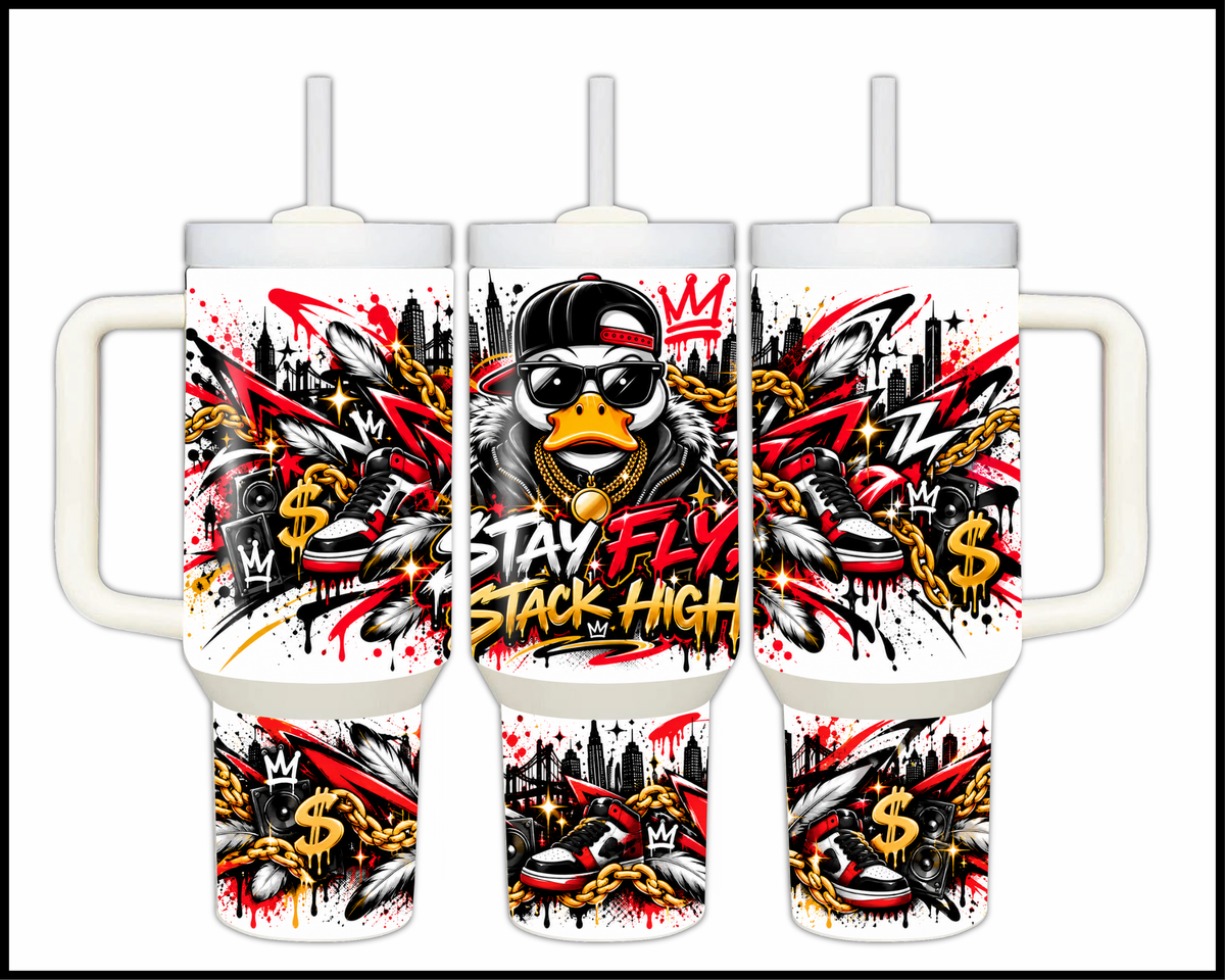 Stay Fly Stack High Stainless Steel Big Guzzler Tumbler (1914)