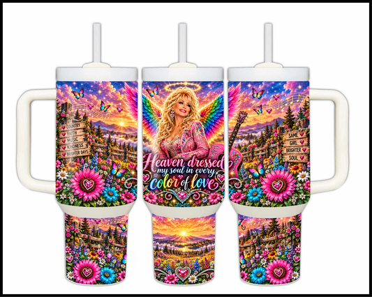 Dolly Parton Inspired Stainless Steel Big Guzzler Tumbler (1930)