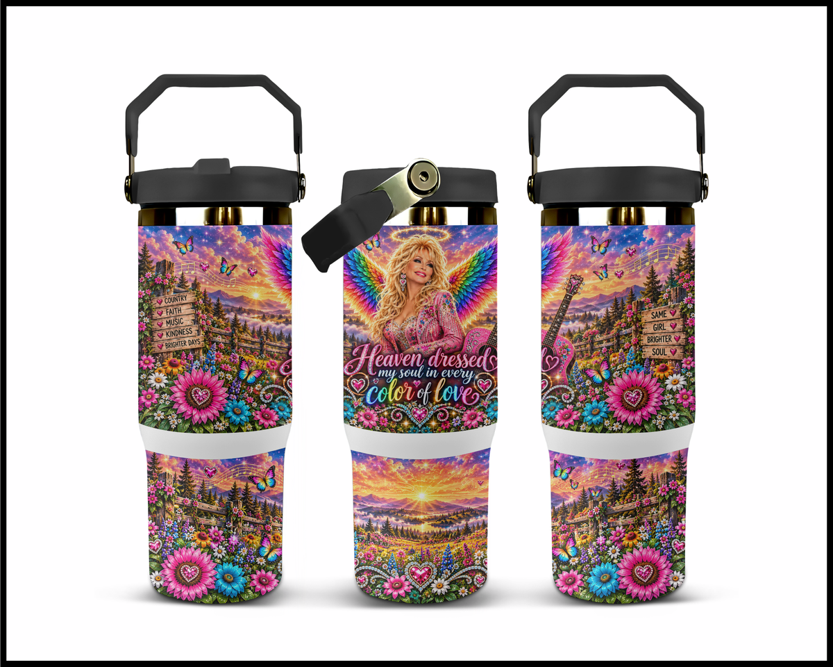 Dolly Parton Inspired Stainless Steel Big Guzzler Tumbler (1930)