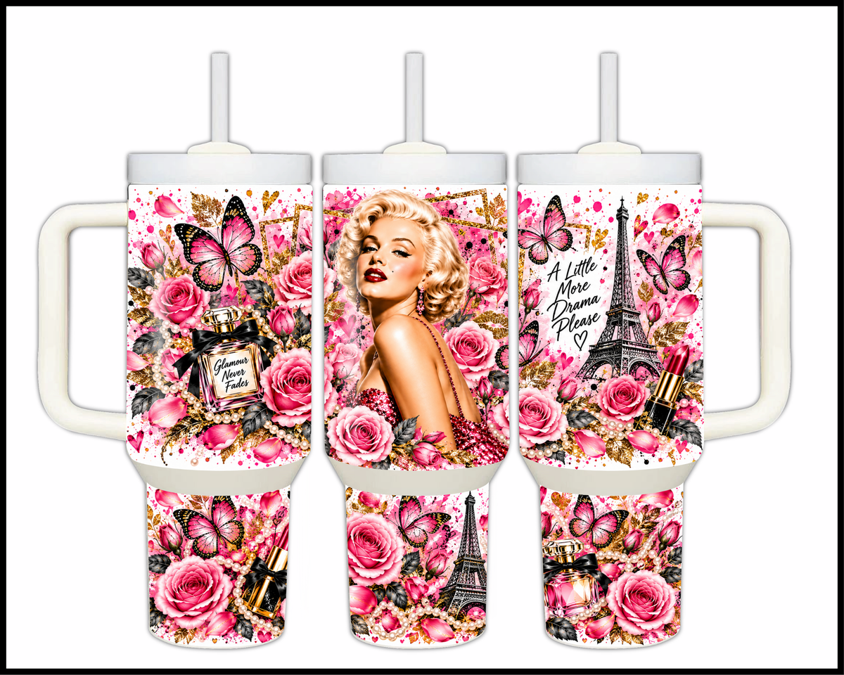 Marilyn Monroe Inspired Stainless Steel Big Guzzler Tumbler (1931)