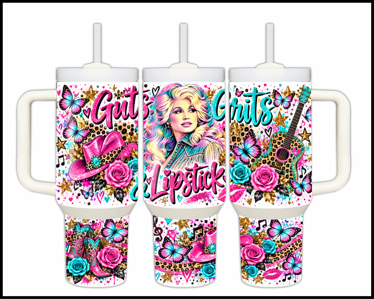 Dolly Parton Inspired Stainless Steel Big Guzzler Tumbler (1934)