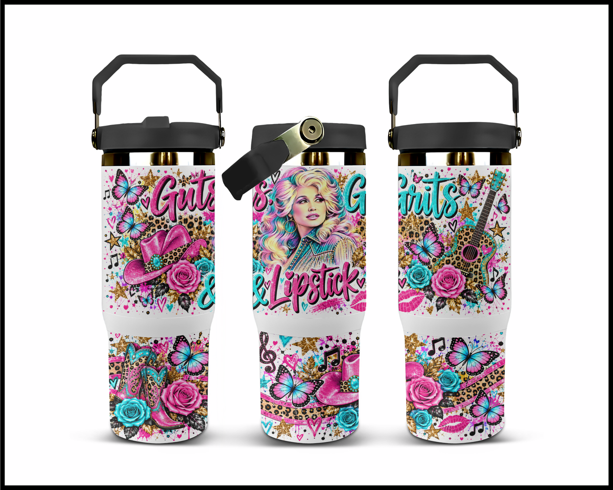 Dolly Parton Inspired Stainless Steel Big Guzzler Tumbler (1934)