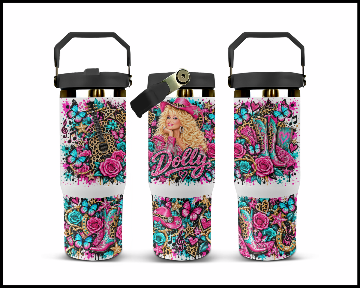Dolly Parton Inspired Stainless Steel Big Guzzler Tumbler (1936)