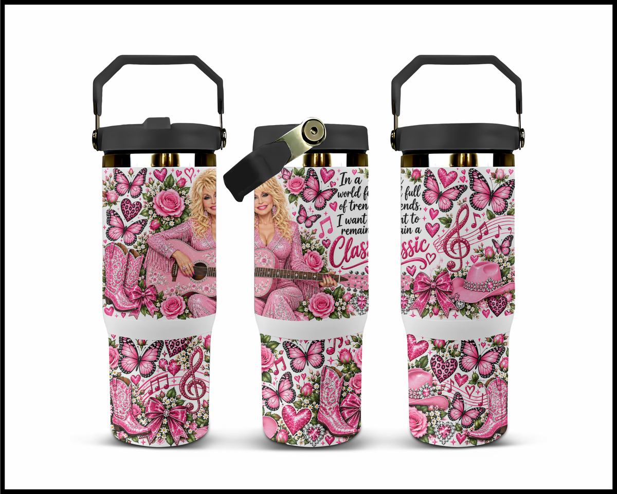 Dolly Parton Inspired Stainless Steel Big Guzzler Tumbler (1946)