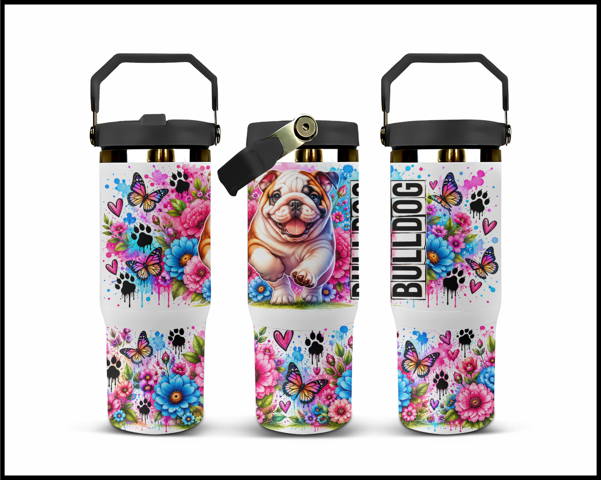 Blooming Bulldog Stainless Steel Big Guzzler Tumbler (1963)