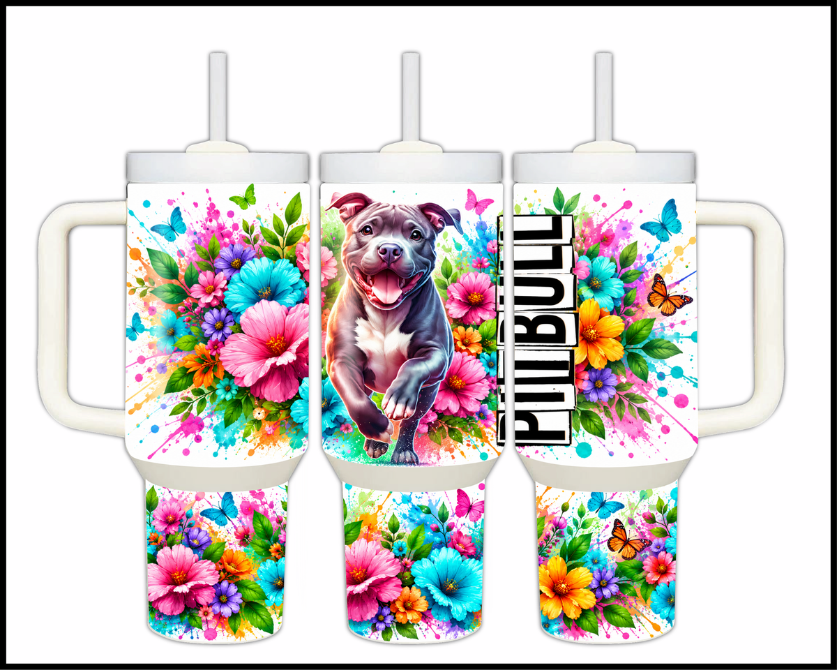 Blooming Pittbull Stainless Steel Big Guzzler Tumbler (1976)