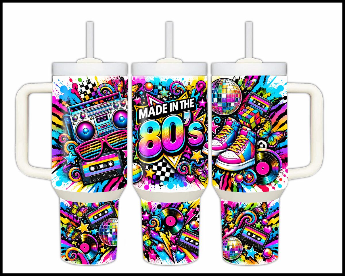 Made In The 80's Stainless Steel Big Guzzler Tumbler (1985)