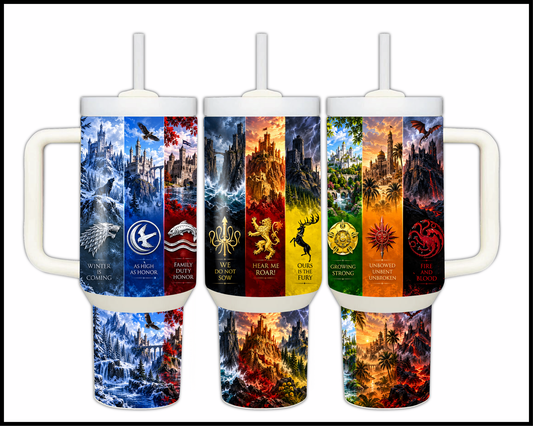 Game Of Thrones Inspired Stainless Steel Big Guzzler Tumbler (1990)