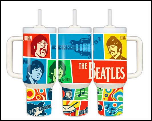 The Beatles Inspired Stainless Steel Big Guzzler Tumbler (1991)