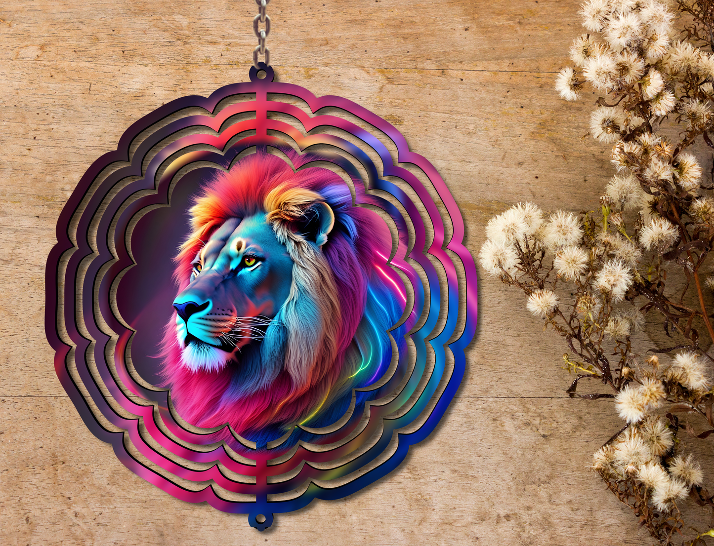 Lion Wind Spinner (071)