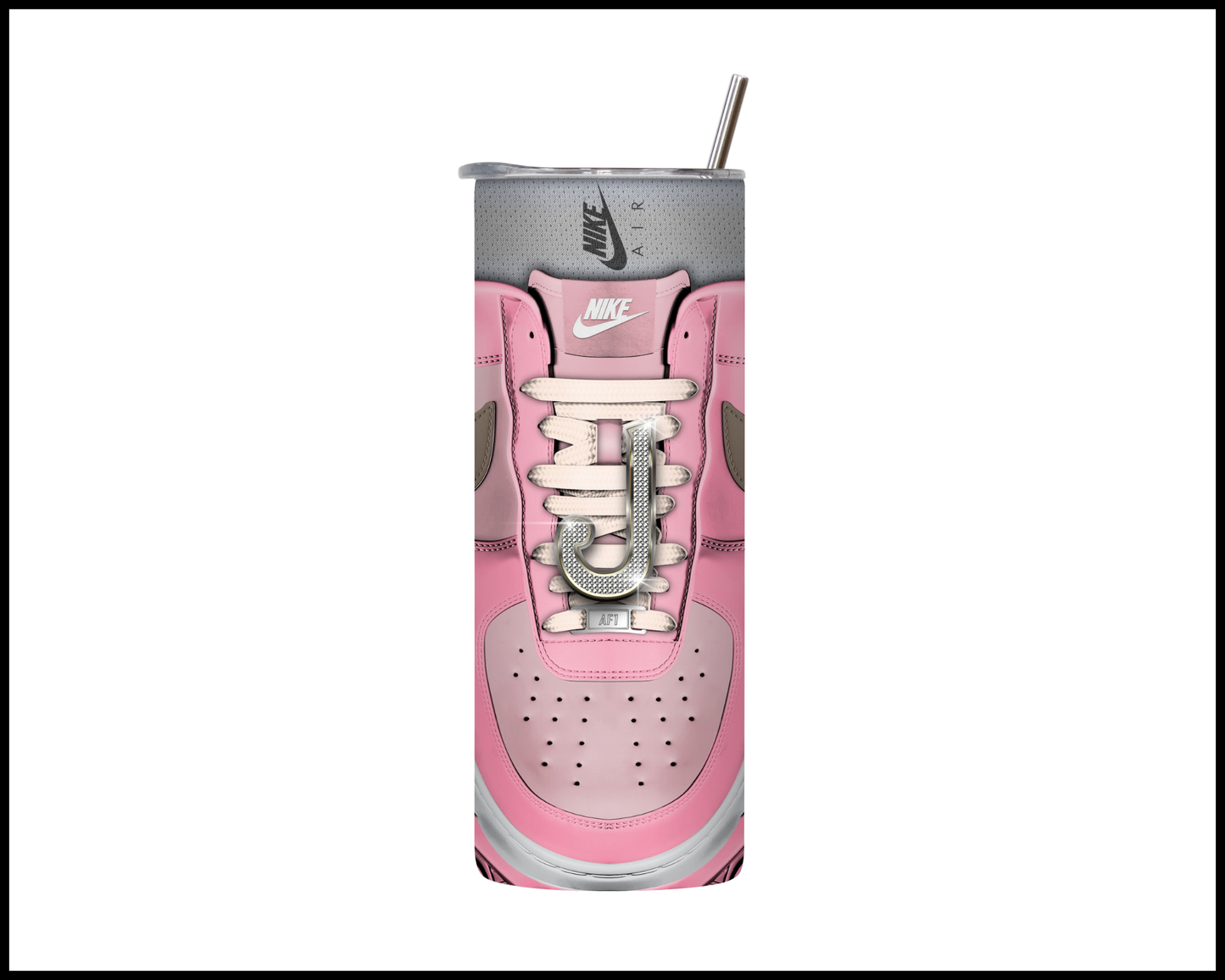 Shoe Inspired Tumbler (Alphabet)