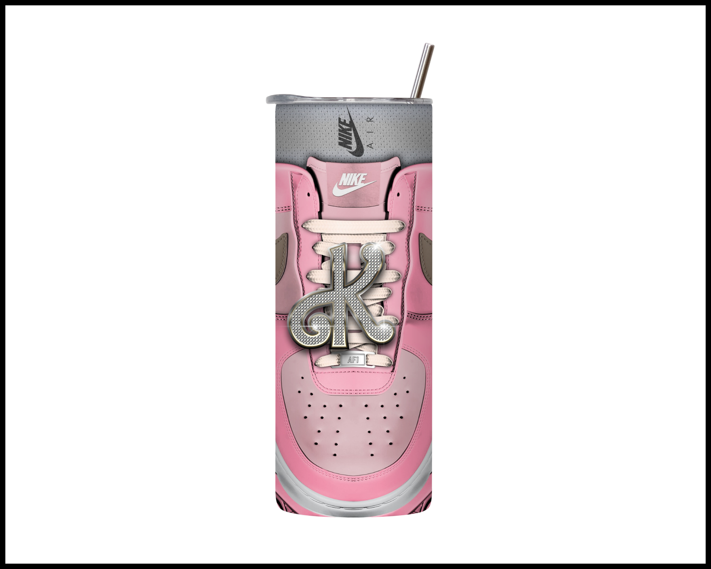 Shoe Inspired Tumbler (Alphabet)