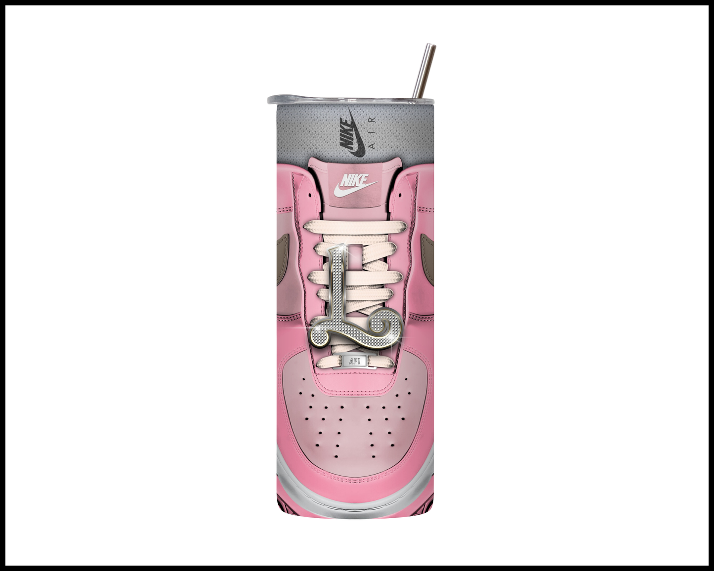 Shoe Inspired Tumbler (Alphabet)