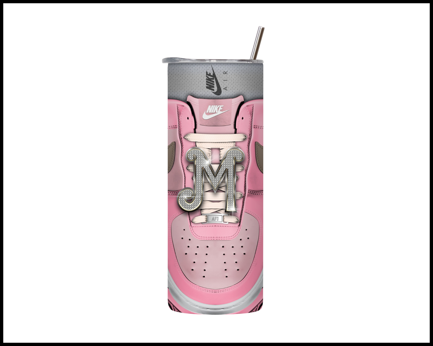 Shoe Inspired Tumbler (Alphabet)