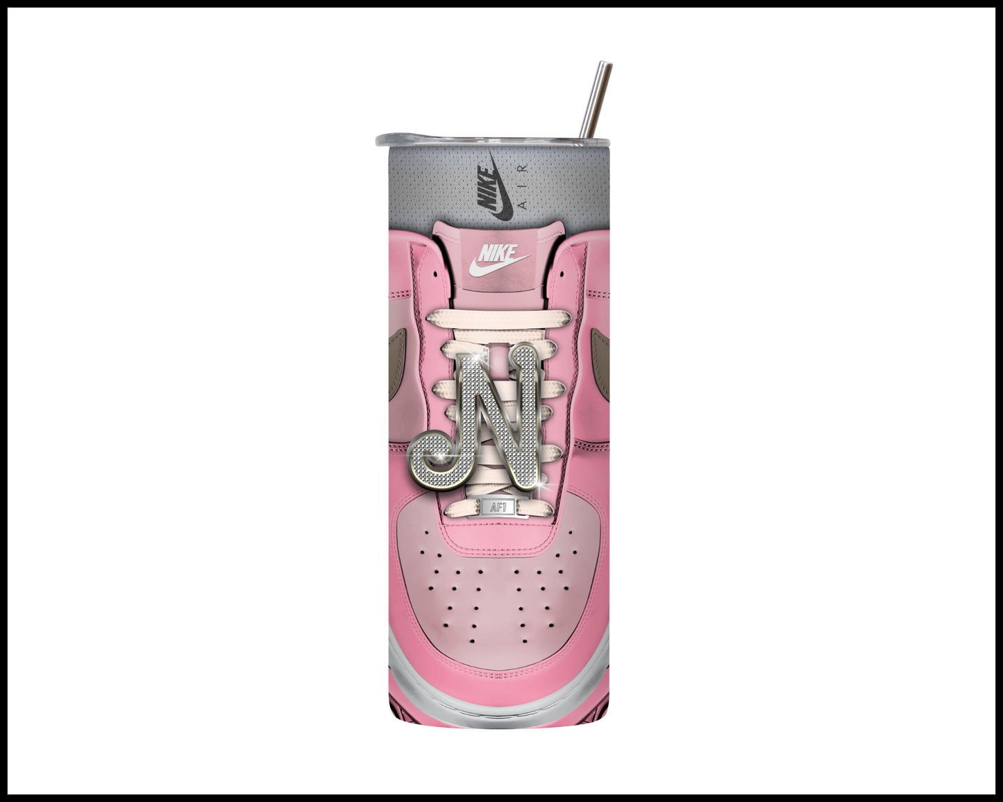 Shoe Inspired Tumbler (Alphabet)