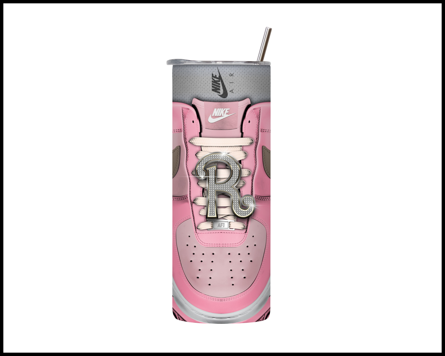 Shoe Inspired Tumbler (Alphabet)