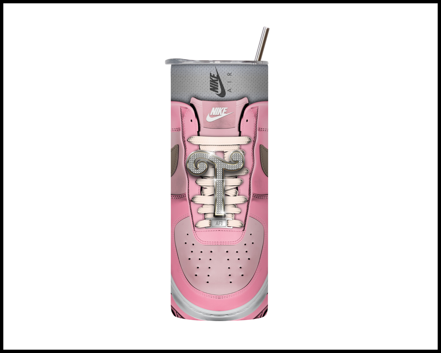 Shoe Inspired Tumbler (Alphabet)