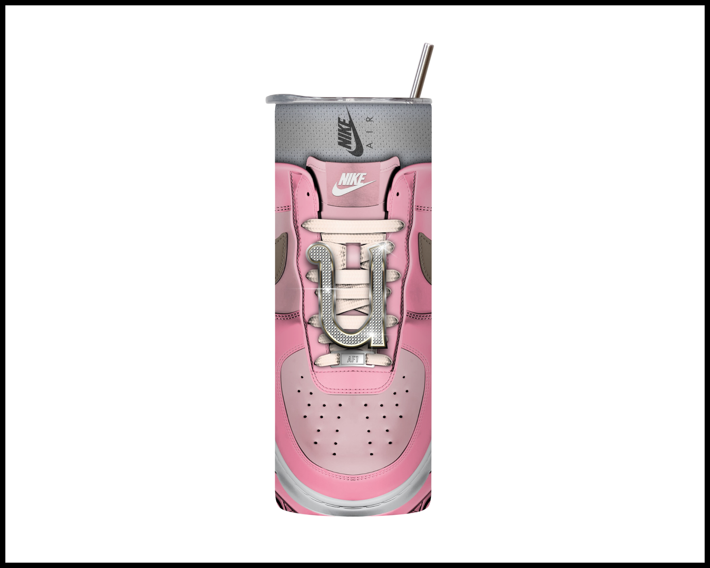 Shoe Inspired Tumbler (Alphabet)