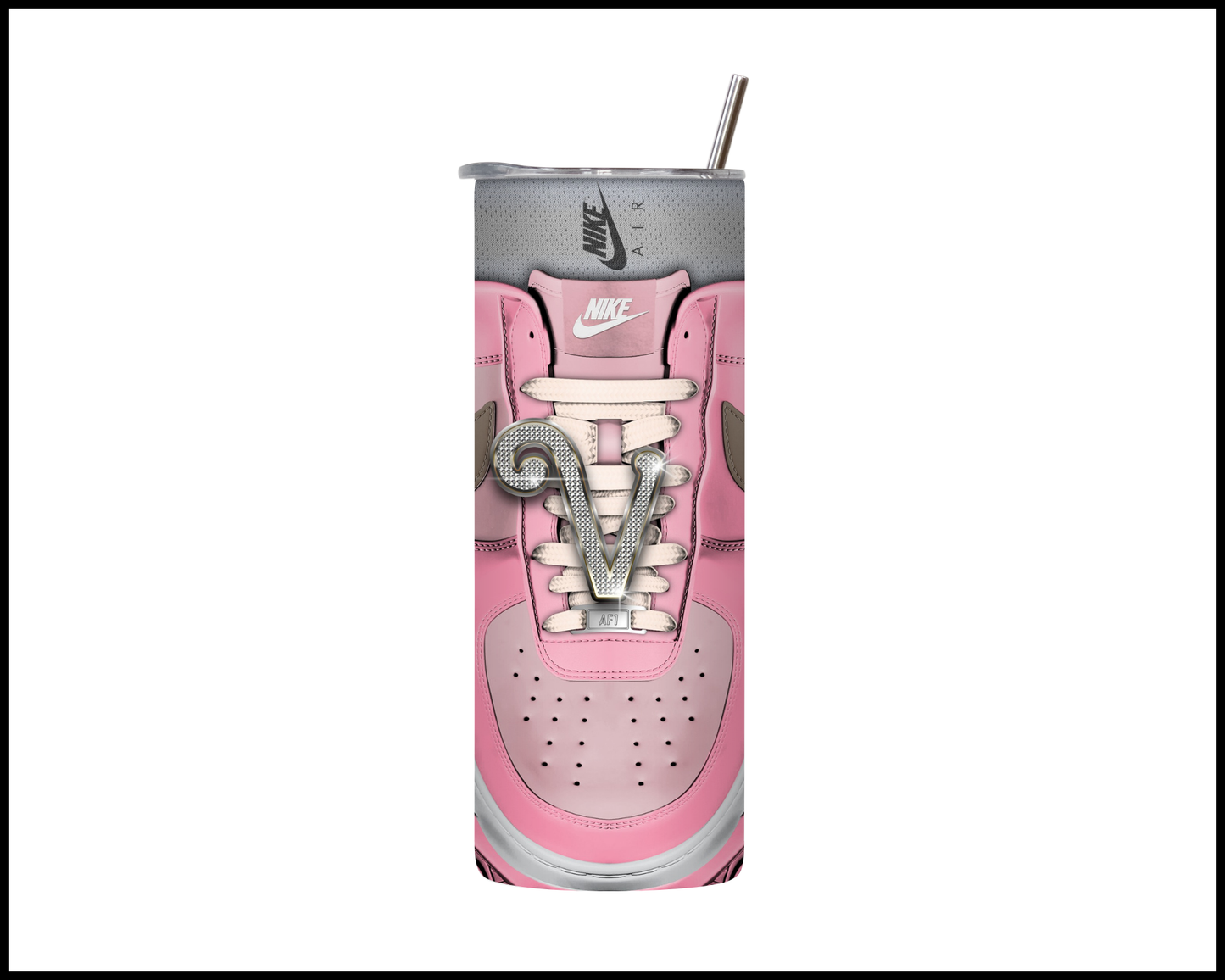 Shoe Inspired Tumbler (Alphabet)