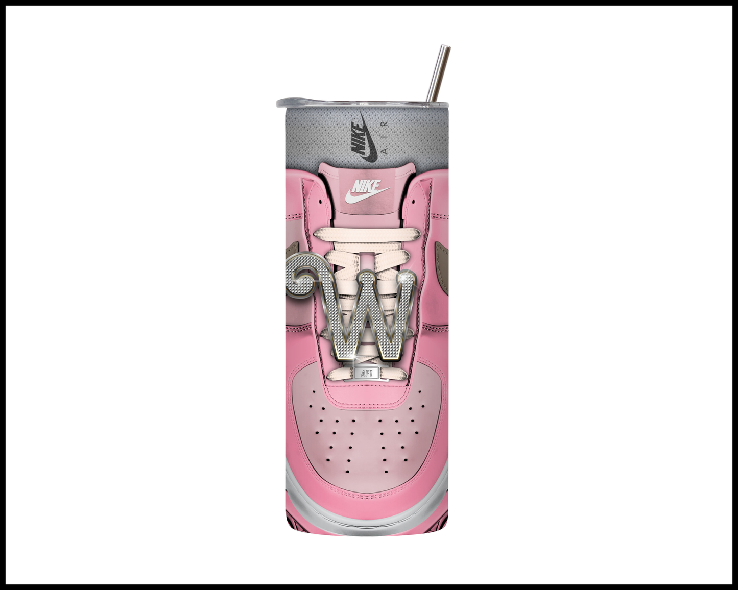 Shoe Inspired Tumbler (Alphabet)