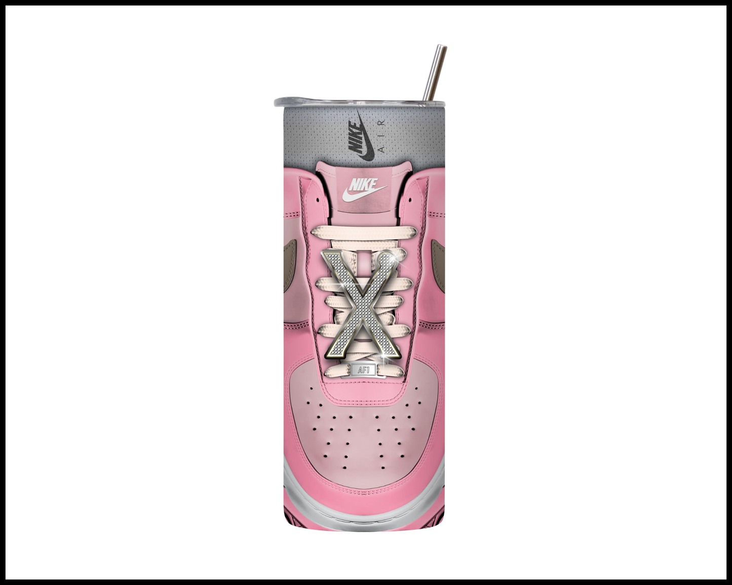 Shoe Inspired Tumbler (Alphabet)