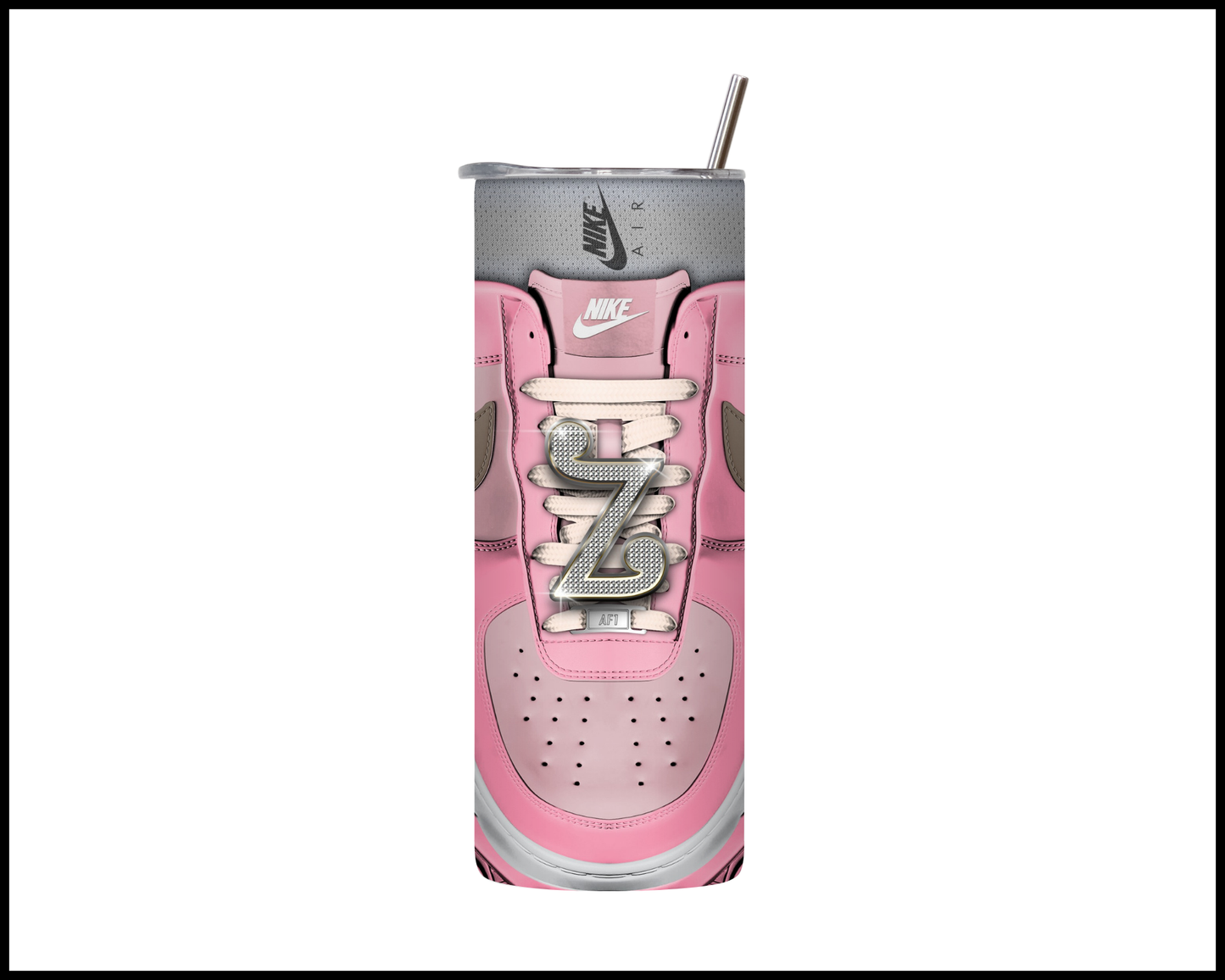 Shoe Inspired Tumbler (Alphabet)