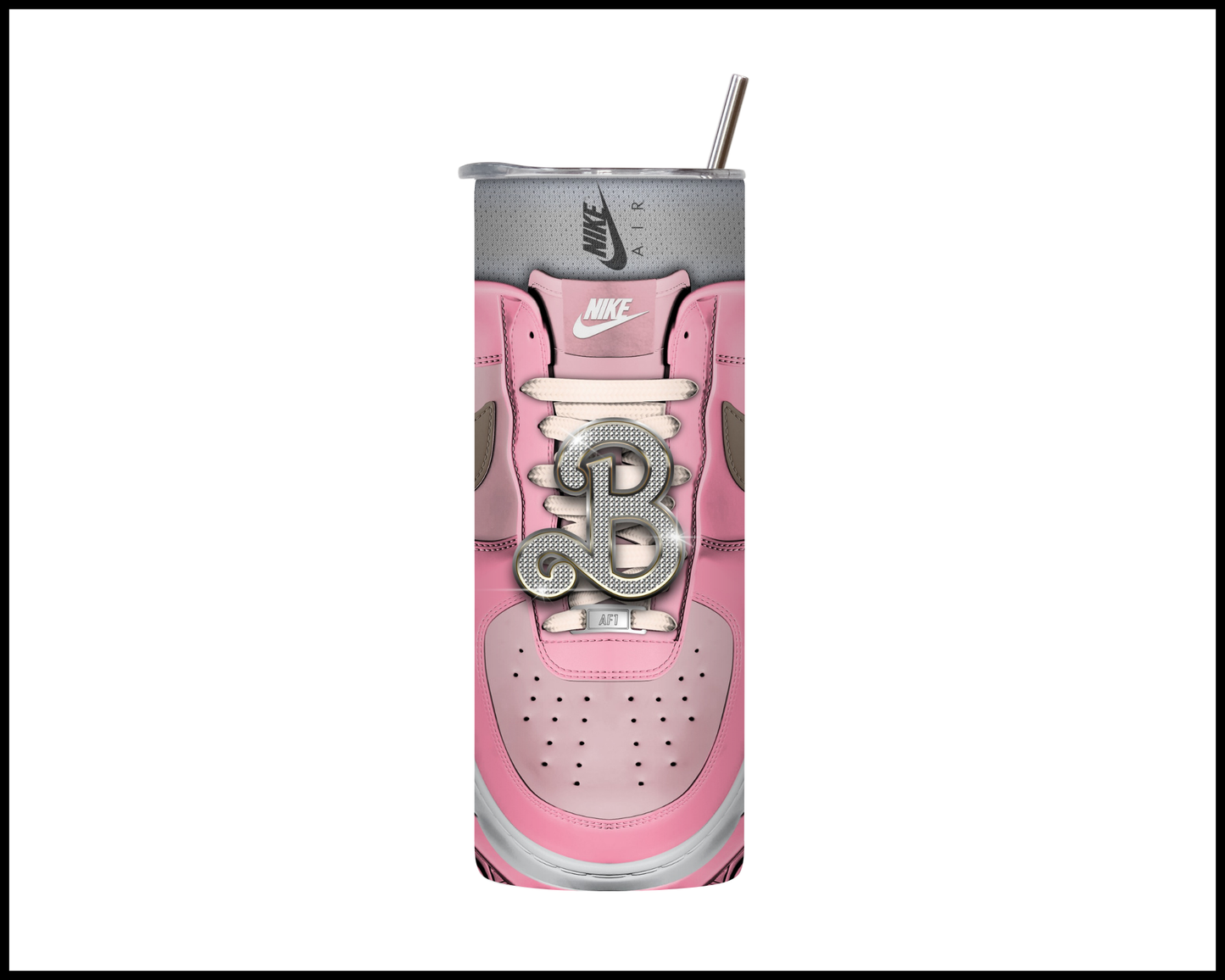 Shoe Inspired Tumbler (Alphabet)