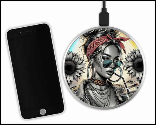 Sexy Bad Ars@ Sublimated Wireless Phone Charger (251)