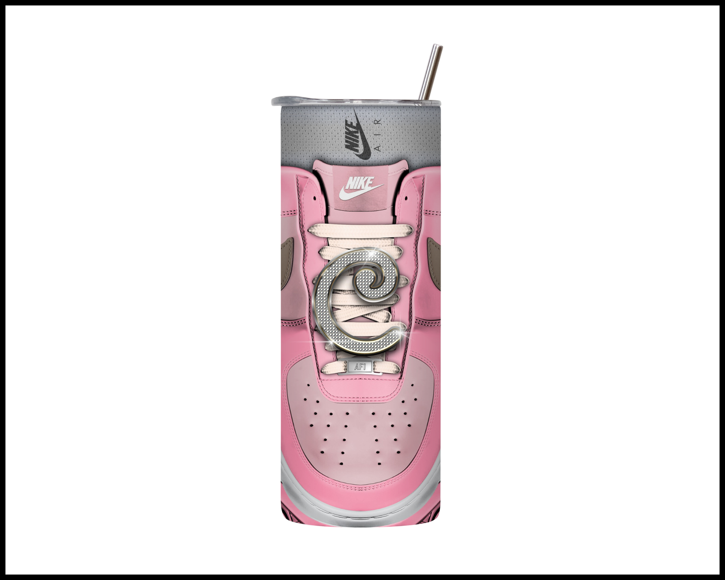 Shoe Inspired Tumbler (Alphabet)