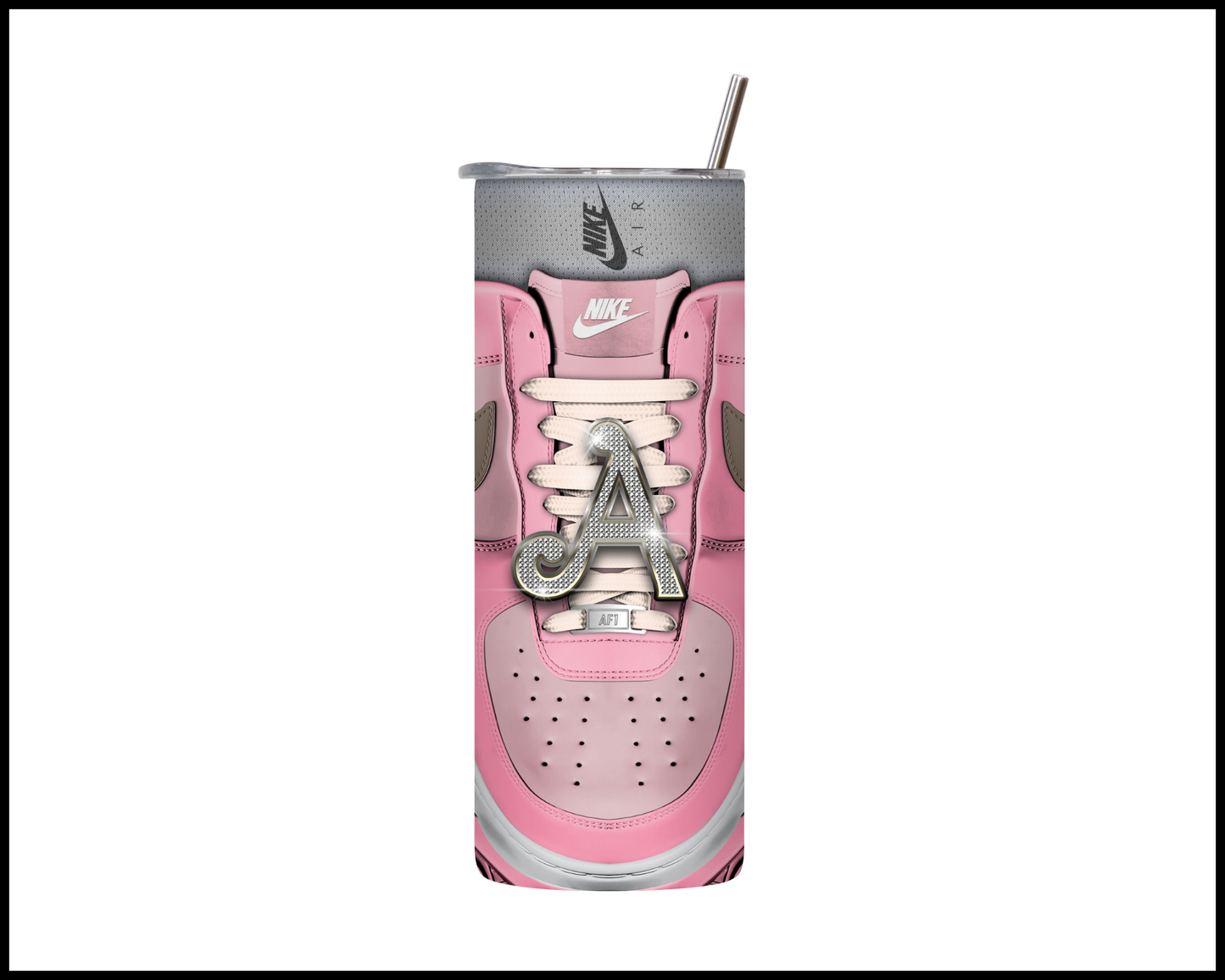 Shoe Inspired Tumbler (Alphabet)