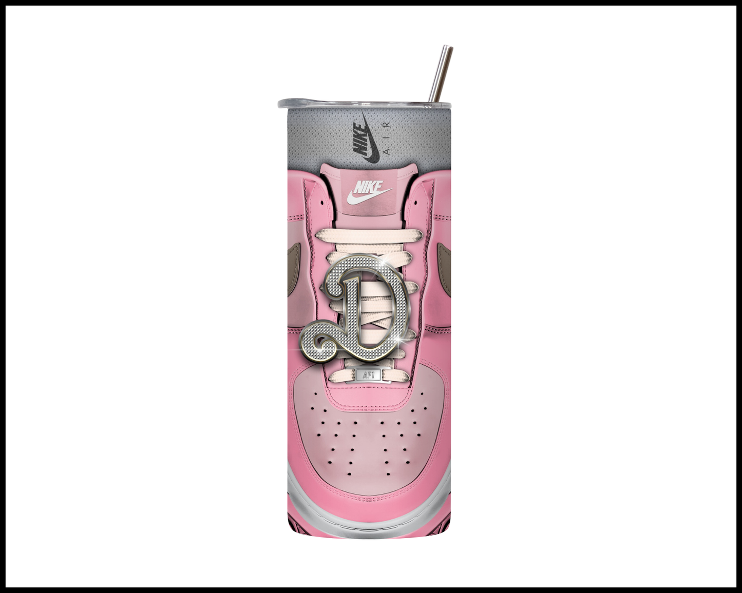 Shoe Inspired Tumbler (Alphabet)