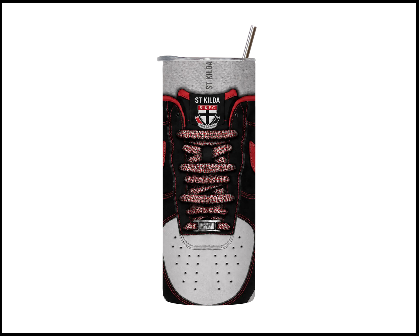 Stainless Steel Tumbler - St Kilda Shoe Inspired 009