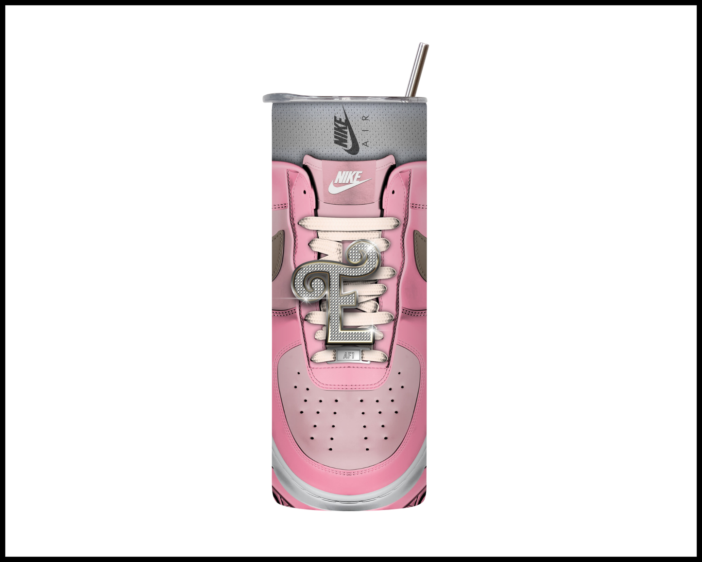 Shoe Inspired Tumbler (Alphabet)