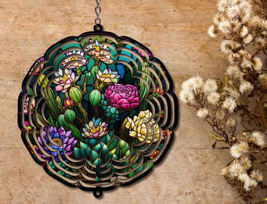 Cactus Wind Spinner (252)