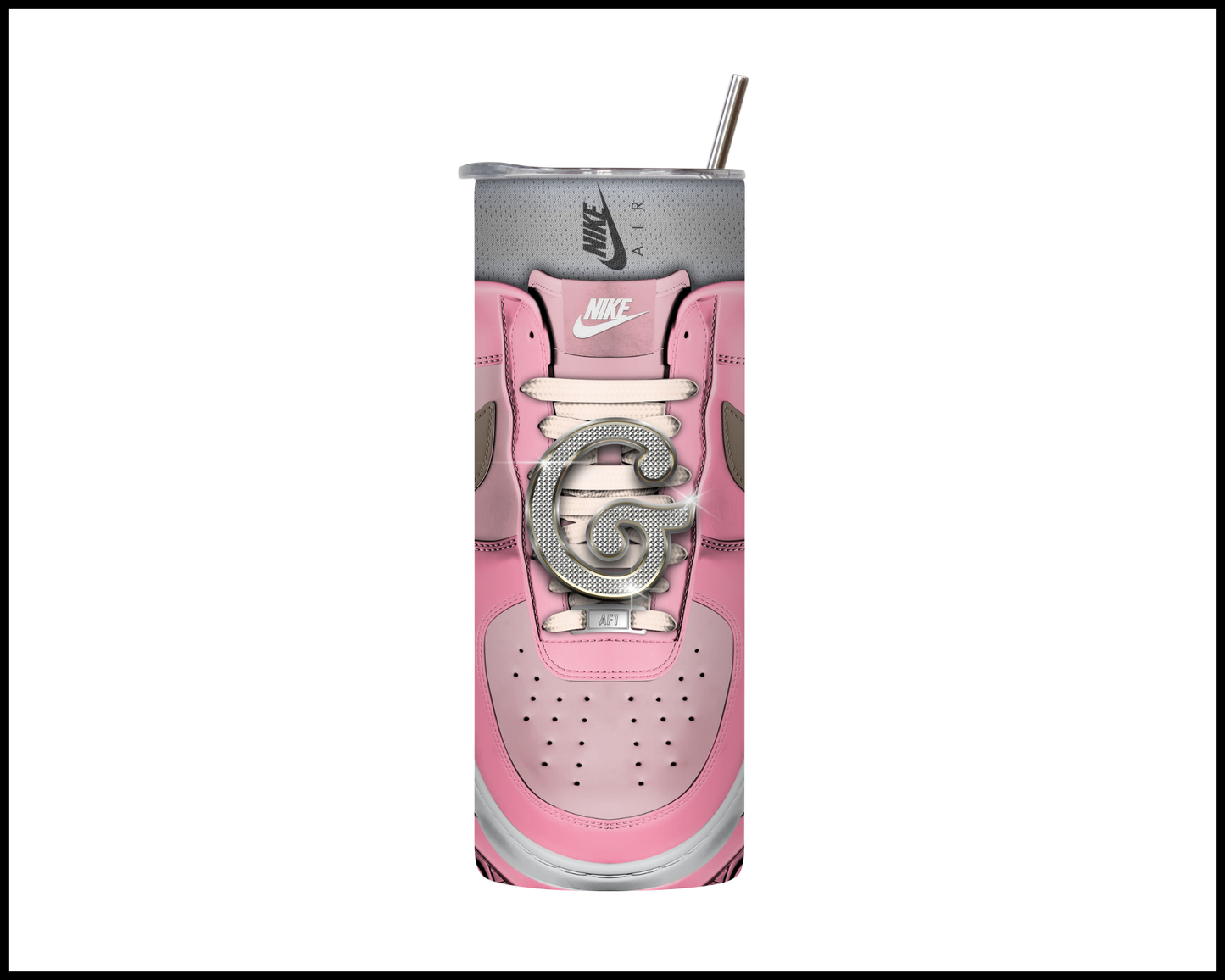 Shoe Inspired Tumbler (Alphabet)