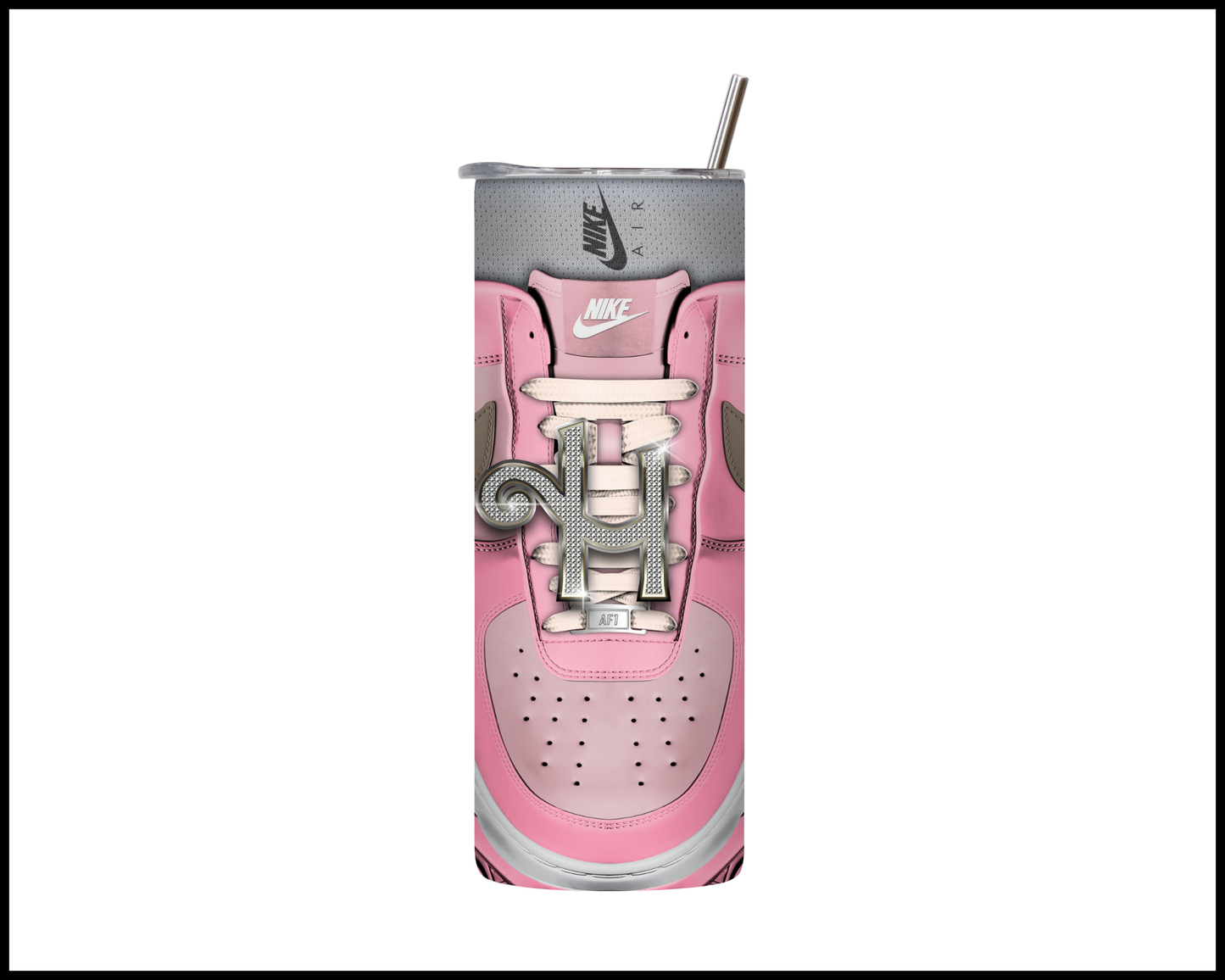 Shoe Inspired Tumbler (Alphabet)