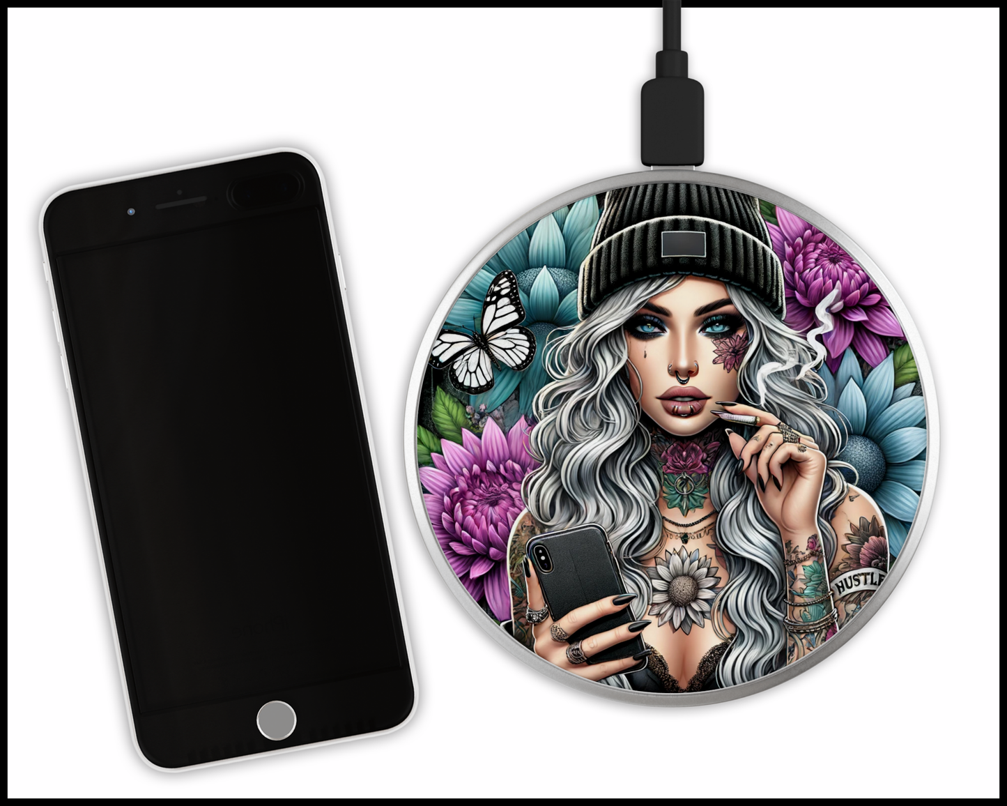 Sexy Bad Ars@ Sublimated Wireless Phone Charger (301)