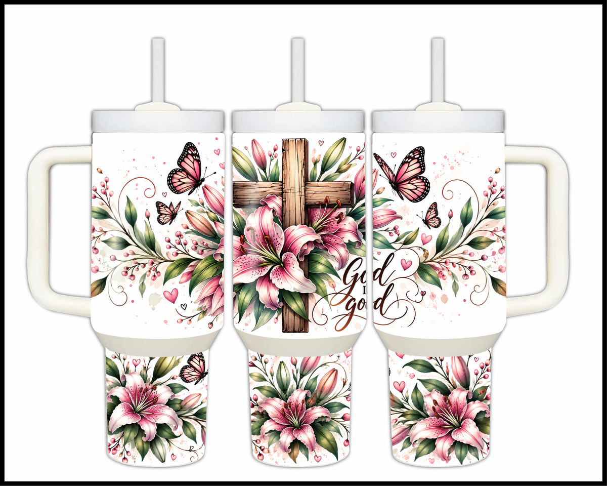 God Is Good Stainless Steel Big Guzzler Tumbler (2016)