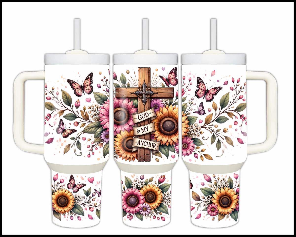 God Is My Anchor Stainless Steel Big Guzzler Tumbler (2017)