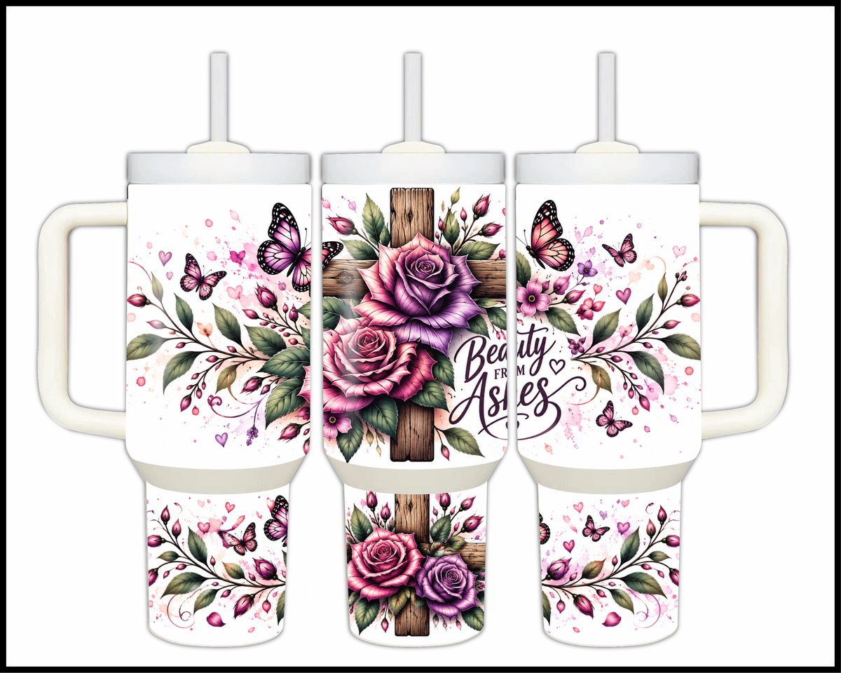 Beauty From Ashes Stainless Steel Big Guzzler Tumbler (2023)