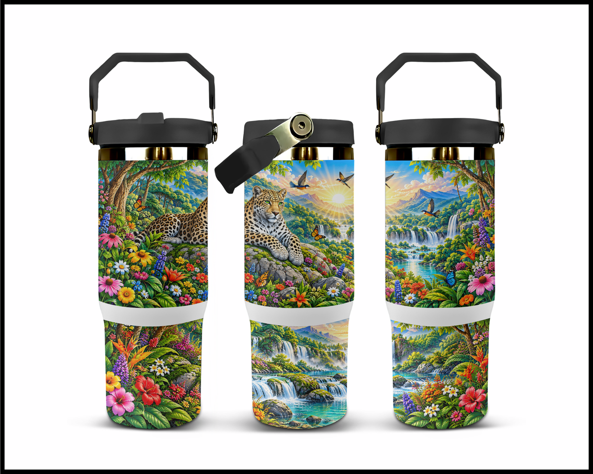 Leopard Lounge Stainless Steel Big Guzzler Tumbler (2042)