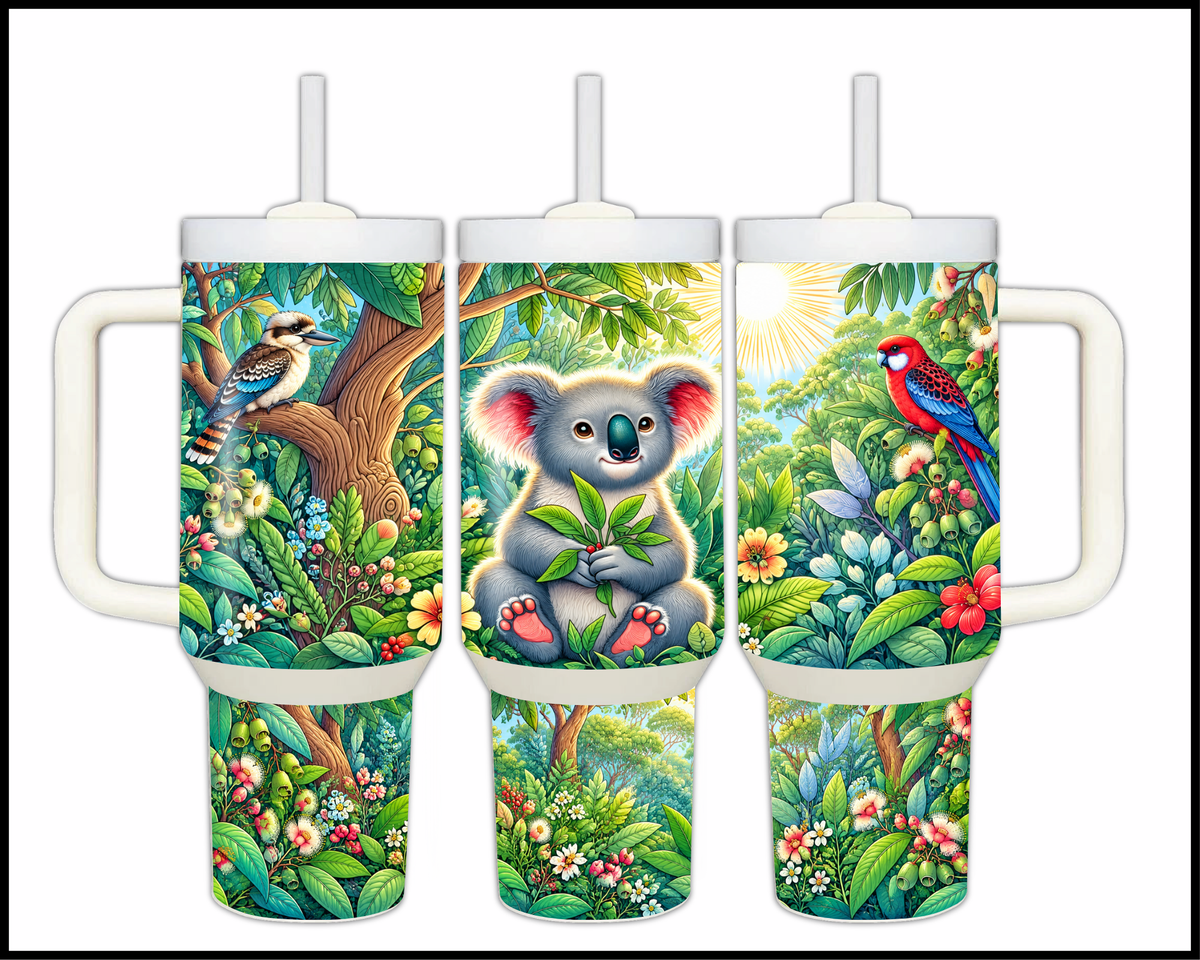 Sweet Koala Sunshine Stainless Steel Big Guzzler Tumbler (2043)