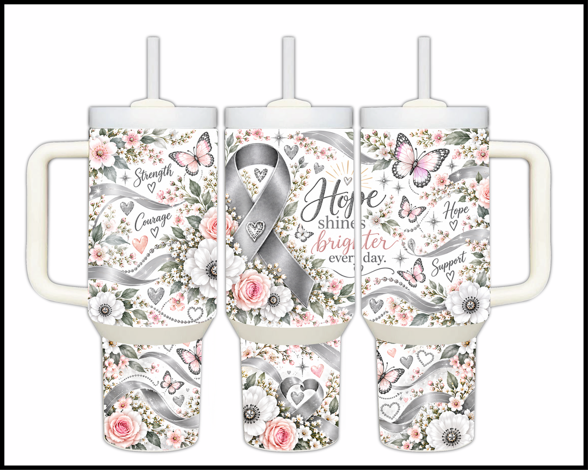 Mental Health Awareness Stainless Steel Big Guzzler Tumbler (2047)