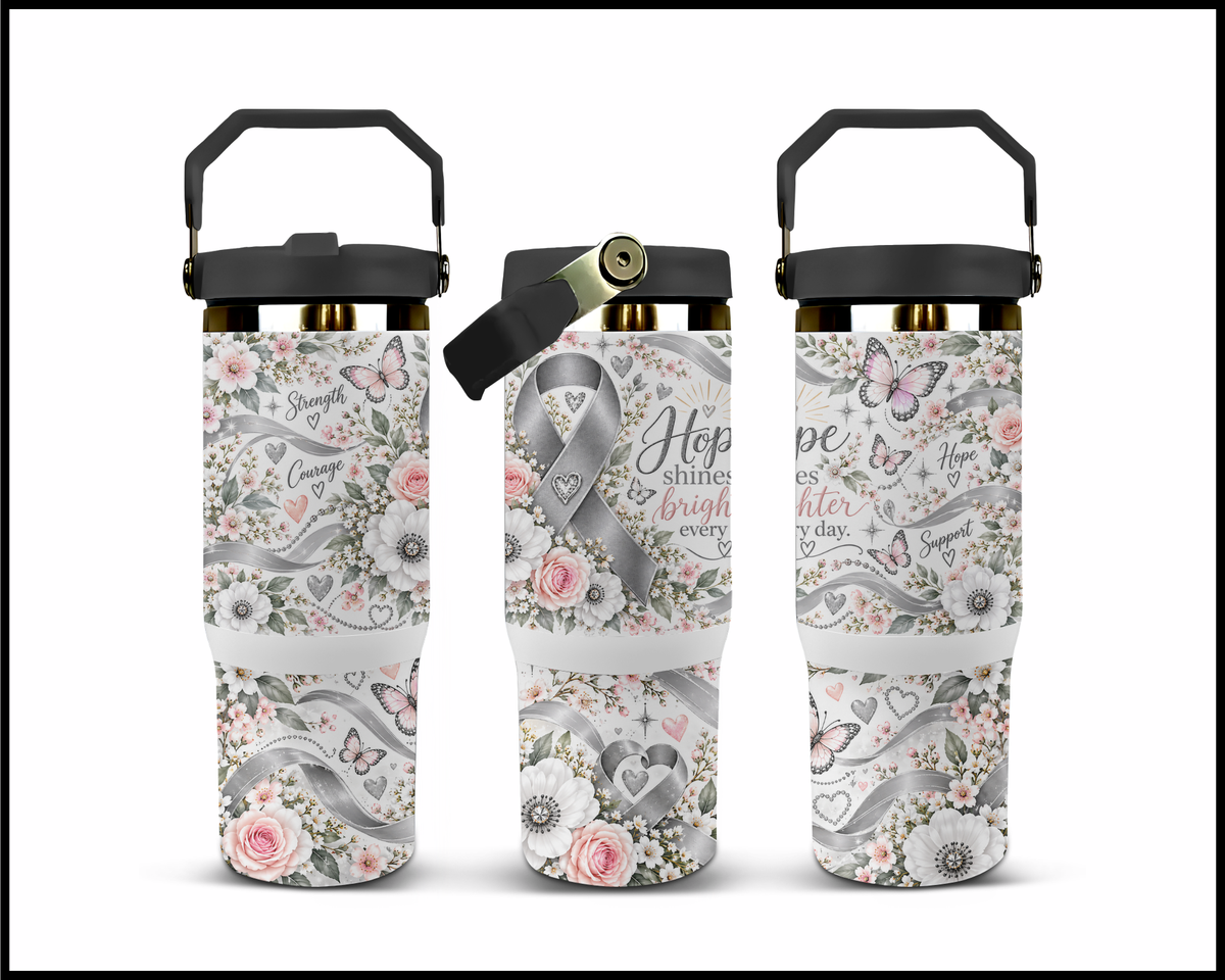 Mental Health Awareness Stainless Steel Big Guzzler Tumbler (2047)