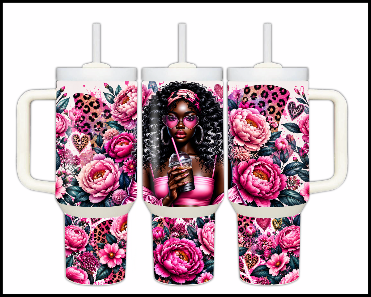 Trouble Never Looked So Good Stainless Steel Big Guzzler Tumbler (2051)