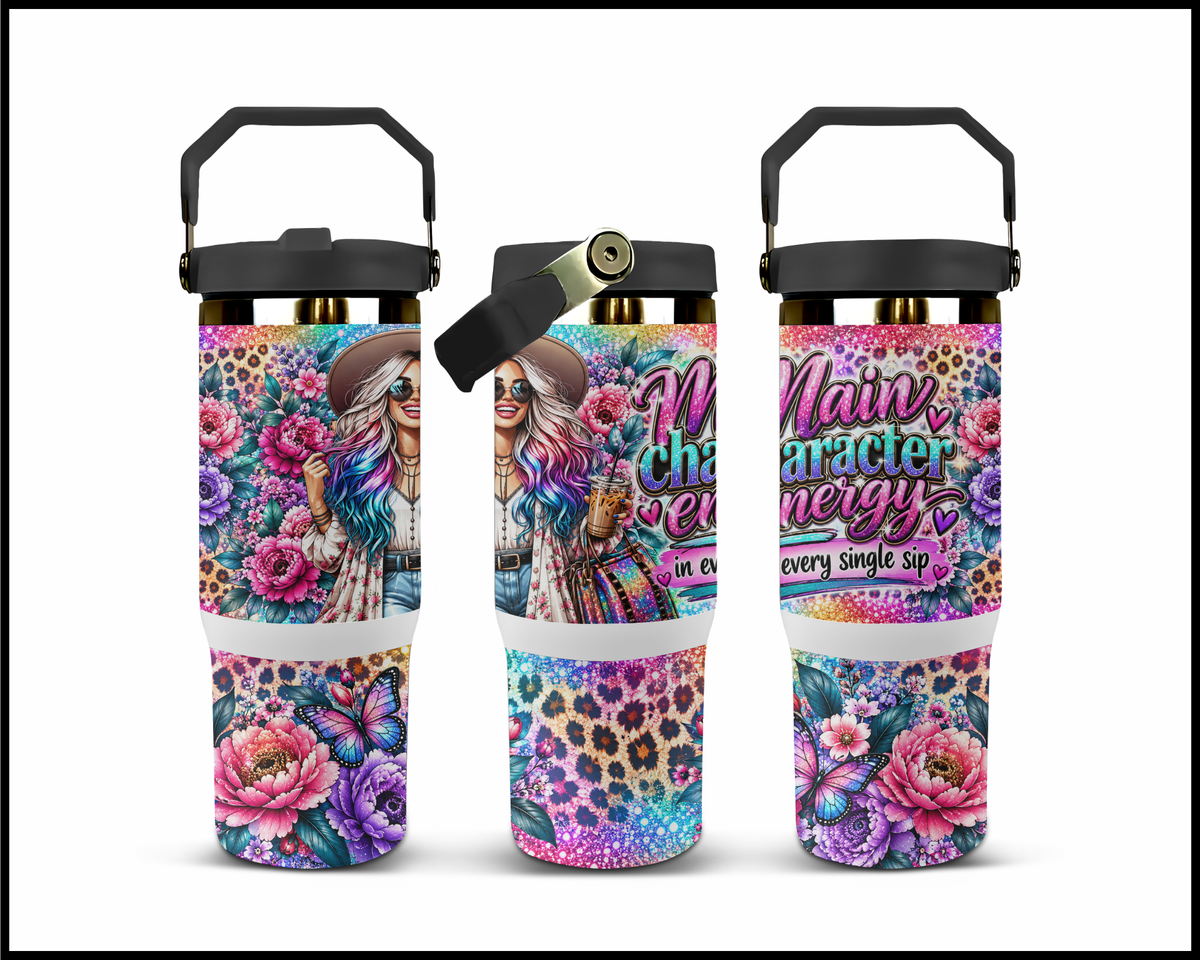 Main Character Energy Stainless Steel Big Guzzler Tumbler (2060)
