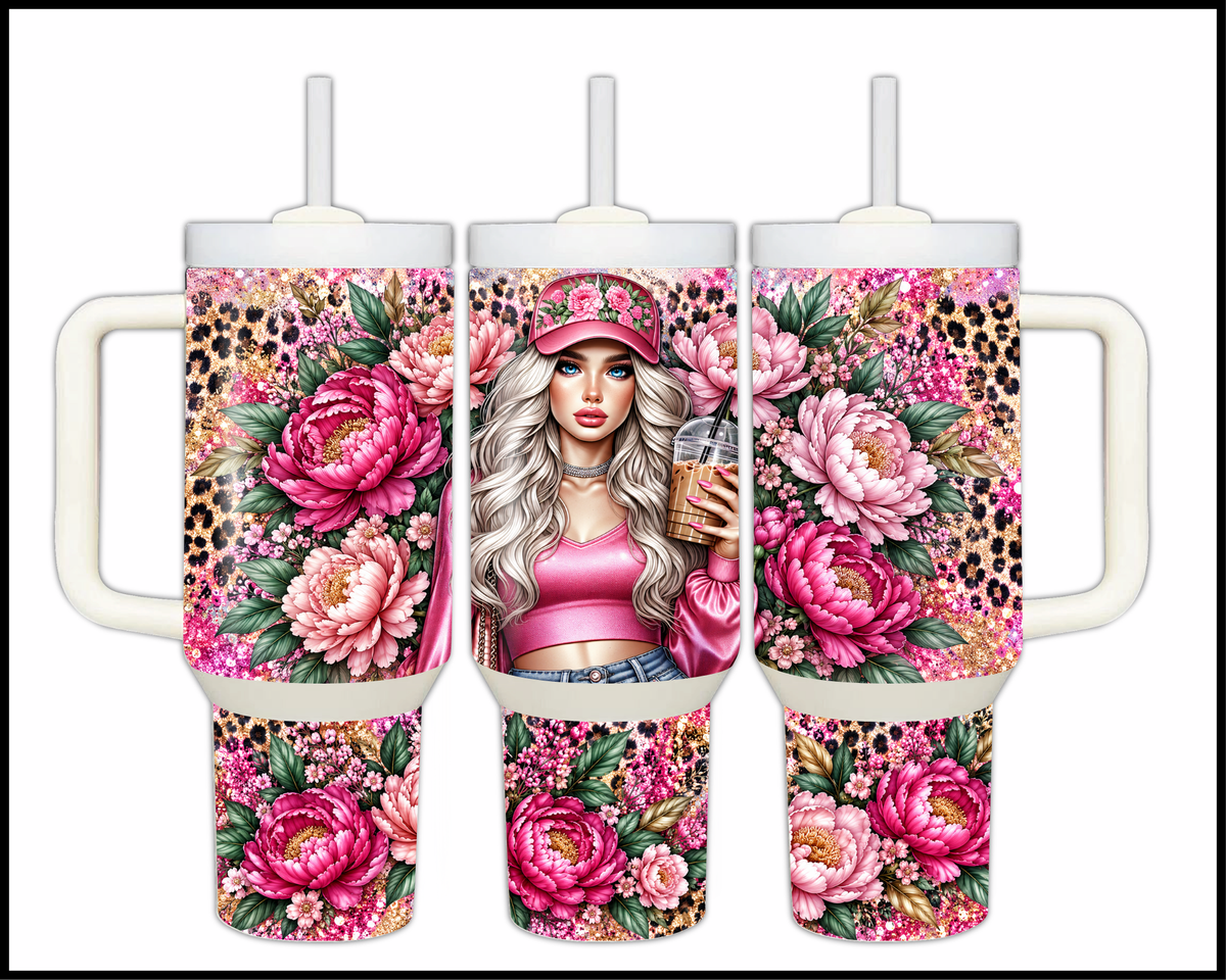 Leopard Is My Favorite Neutral and Spicy Is My Favorite Mood Stainless Steel Big Guzzler Tumbler (2062)